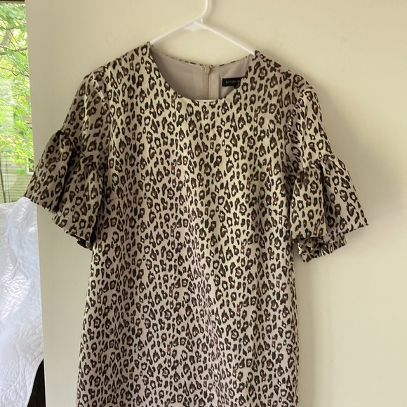 Banana Republic leopard print metallic shift dress - Picture 8 of 16